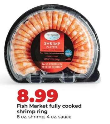 Fish Market fully cooked shrimp ring