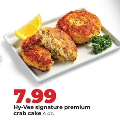 Hy-Vee signature premium crab cake
