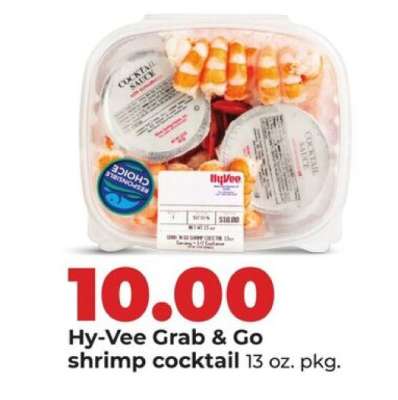 Hy-Vee Grab & Go shrimp cocktail