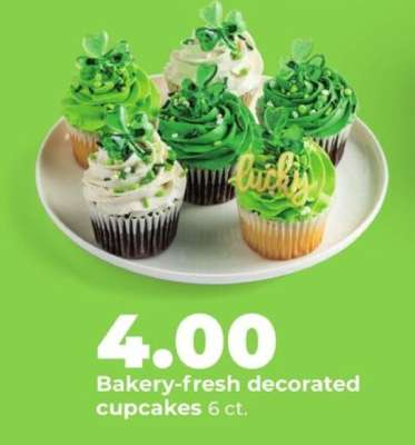 Bakery fresh decorated cupcakes