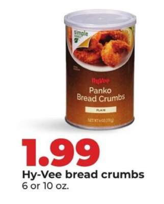 Hy-Vee bread crumbs