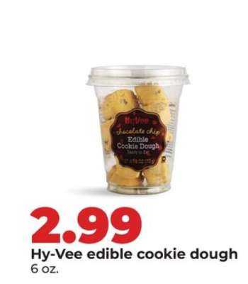 Hy-Vee edible cookie dough