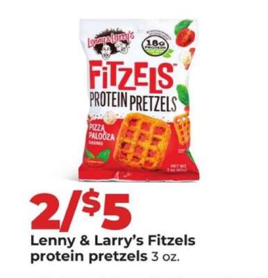 Lenny & Larry’s Fitzels Protein Pretzels