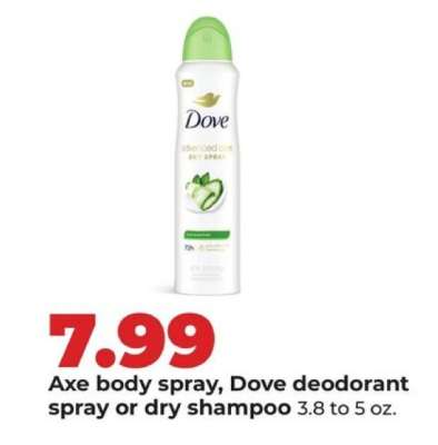 Dove Deodorant Spray