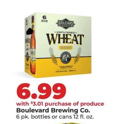 Boulevard Brewing Co. Unfiltered Wheat Beer