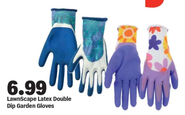 LawnScape Latex Double Dip Garden Gloves