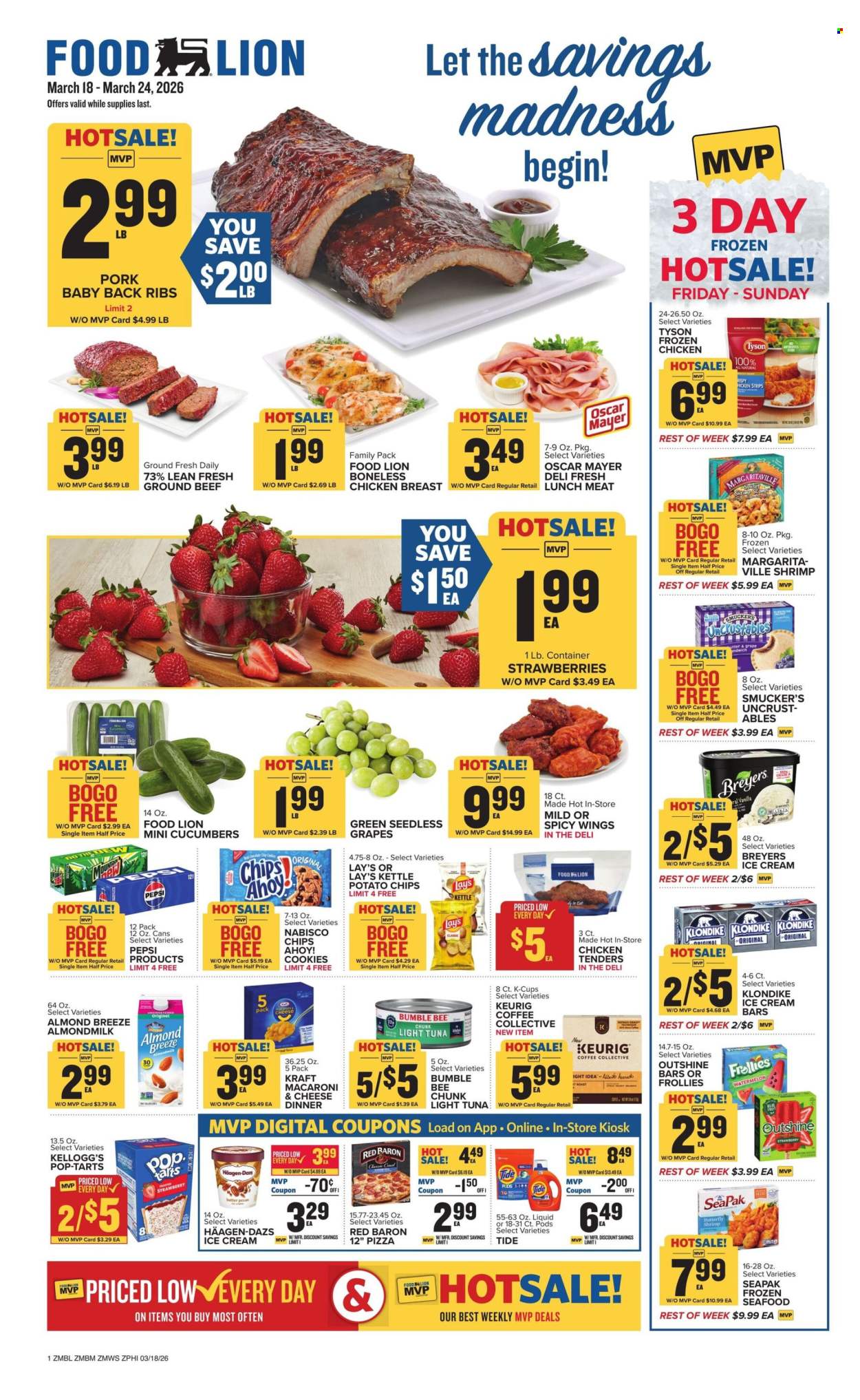 Food Lion ad - 03/18/2026 - 03/24/2026. Page 1