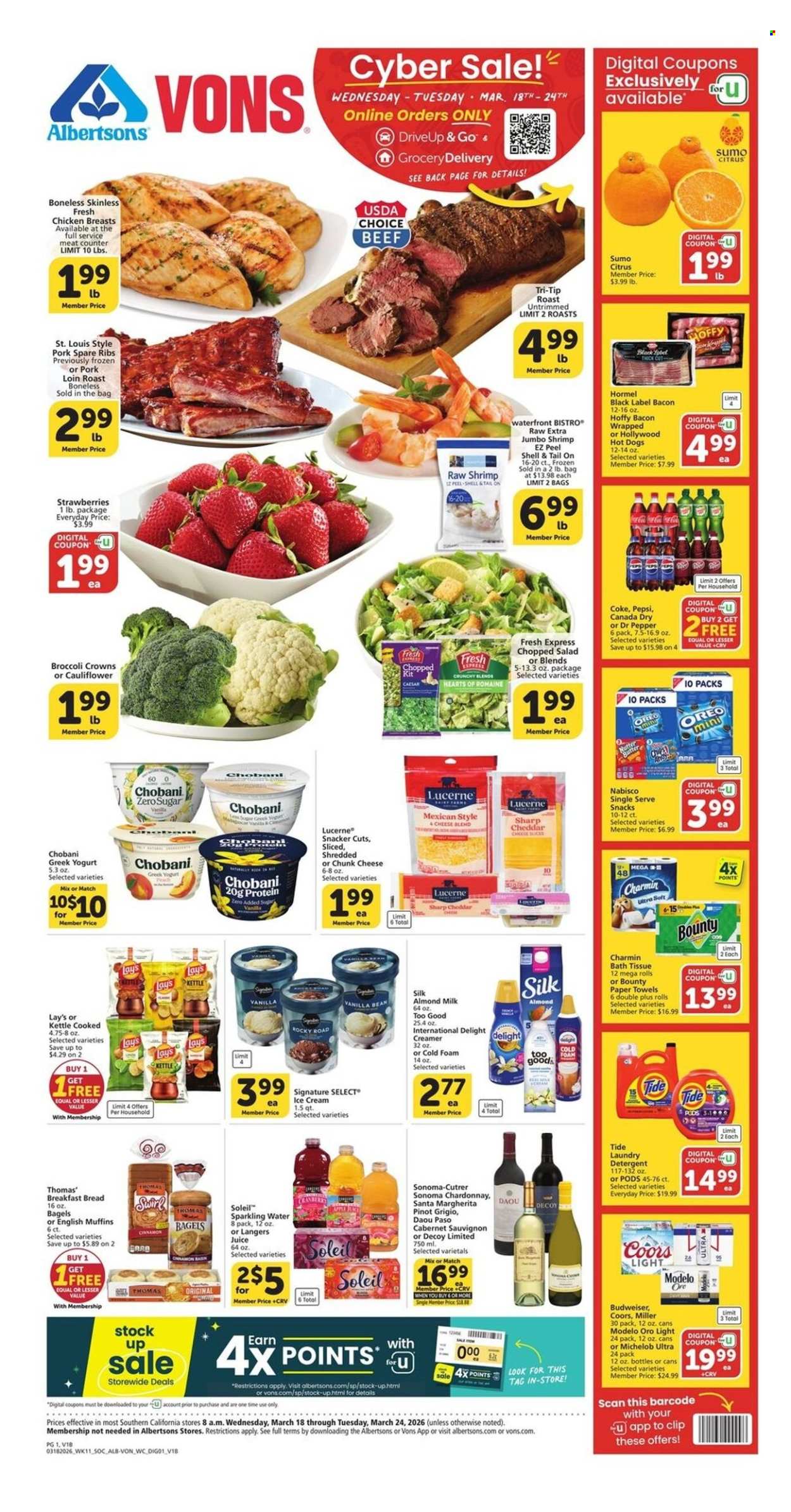 Albertsons ad - 03/18/2026 - 03/24/2026. Page 1
