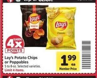 Lay's Potato Chips or Poppables