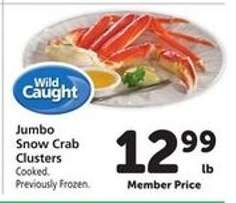 Jumbo Snow Crab Clusters