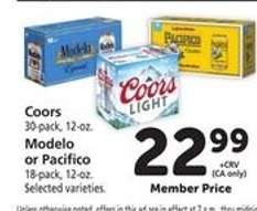 Coors, Modelo or Pacifico