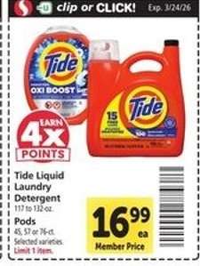 Tide Liquid Laundry Detergent