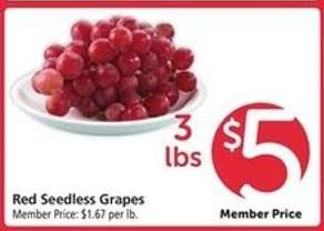 Red Seedless Grapes