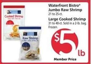 waterfront BISTRO Jumbo Raw Shrimp