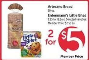 Artesano Bread & Entenmann’s Little Bites