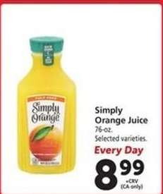 Simply Orange Juice