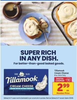 Tillamook Cream Cheese