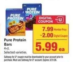 Pure Protein Bars*