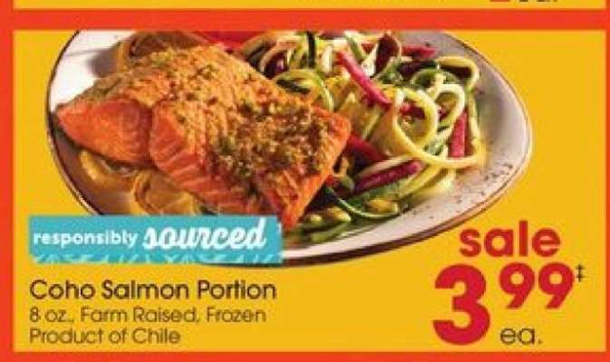 Coho Salmon Portion