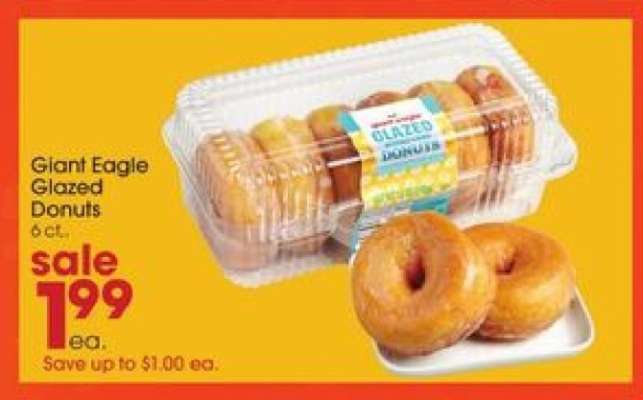 Giant Eagle Glazed Donuts