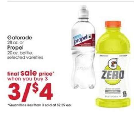 Gatorade or Propel