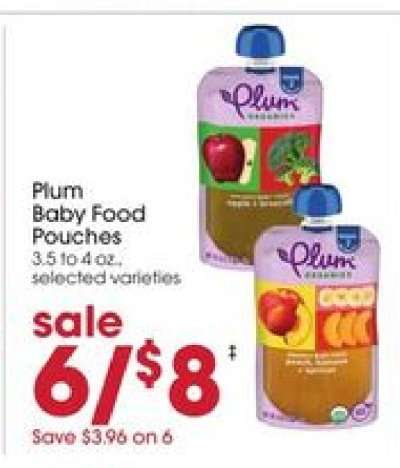 Plum Baby Food Pouches