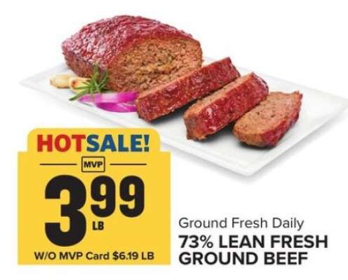 73% Lean Fresh Ground Beef