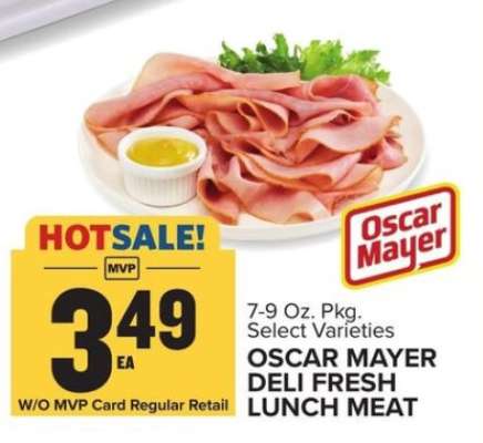 Oscar Mayer Deli Fresh Lunch Meat