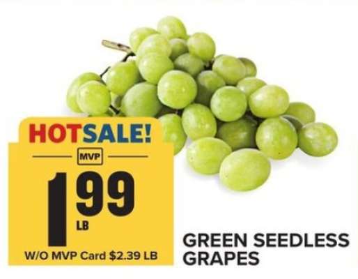 Green Seedless Grapes