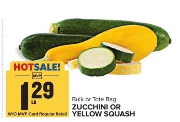 Zucchini or Yellow Squash