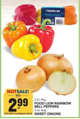Food Lion Rainbow Bell Peppers