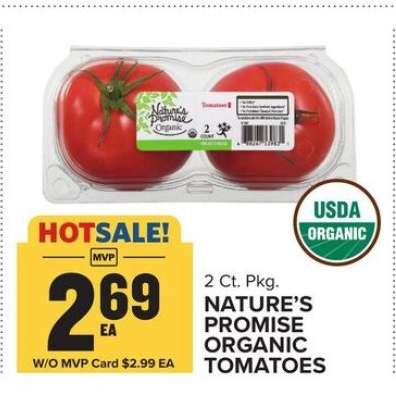 NATURE'S PROMISE ORGANIC TOMATOES