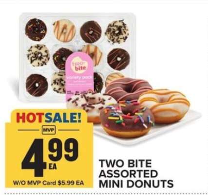 TWO BITE ASSORTED MINI DONUTS