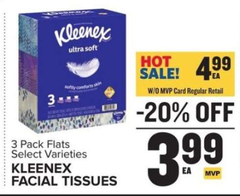 Kleenex Facial Tissues