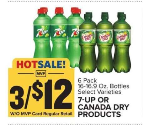 7-UP or Canada Dry Products