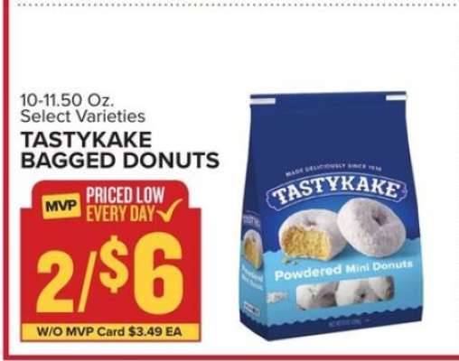 Tastykake Bagged Donuts