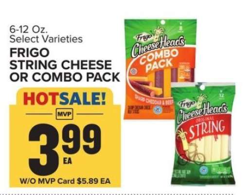 Frigo String Cheese or Combo Pack