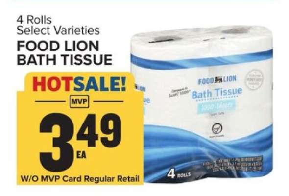 FOOD LION BATH TISSUE