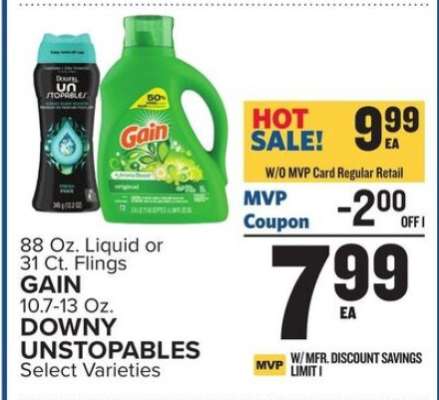 GAIN or DOWNY UNSTOPABLES
