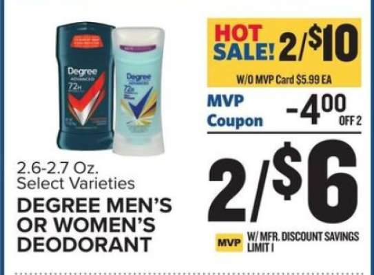 Degree Men's or Women's Deodorant