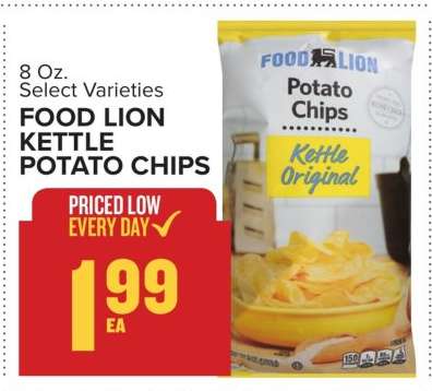 FOOD LION KETTLE POTATO CHIPS