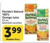 Florida's Natural 100% Orange Juice