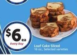 Loaf Cake Sliced