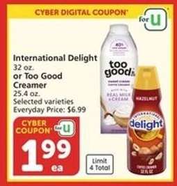 International Delight or Too Good Creamer
