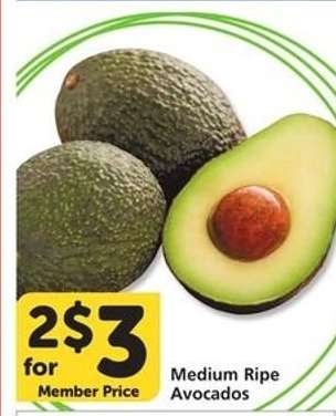Medium Ripe Avocados