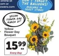 Yellow Flower Day Bouquet