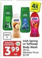 Irish Spring or Softsoap Body Wash