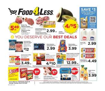 Food 4 Less Flyer - 03/18/2026 - 03/24/2026.