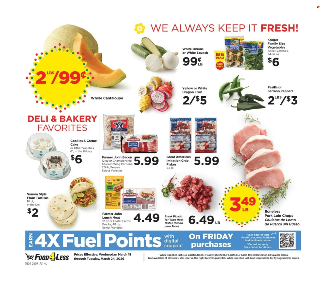 Food 4 Less ad - 03/18/2026 - 03/24/2026. Page 4