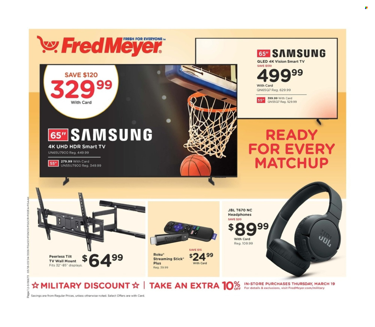 Fred Meyer ad - 03/18/2026 - 03/24/2026. Page 1